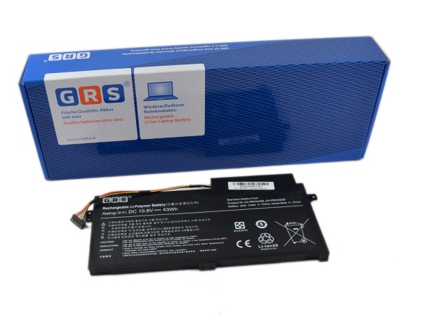 Akku Samsung NP510R5EA01UB, NP510R5EA02UB, 43Wh, 10,8V